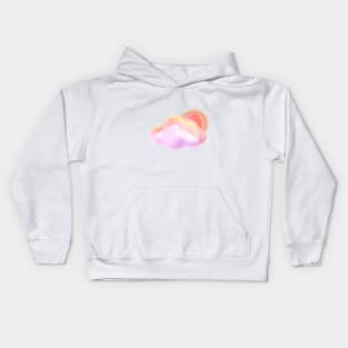 Sun Behind Cloud Kids Hoodie